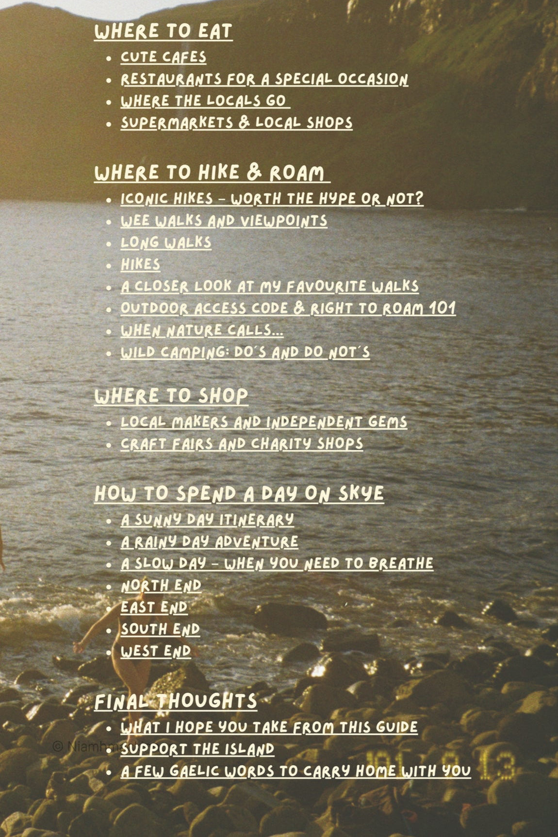 A Local's Guide to the Isle of Skye Ebook + Map